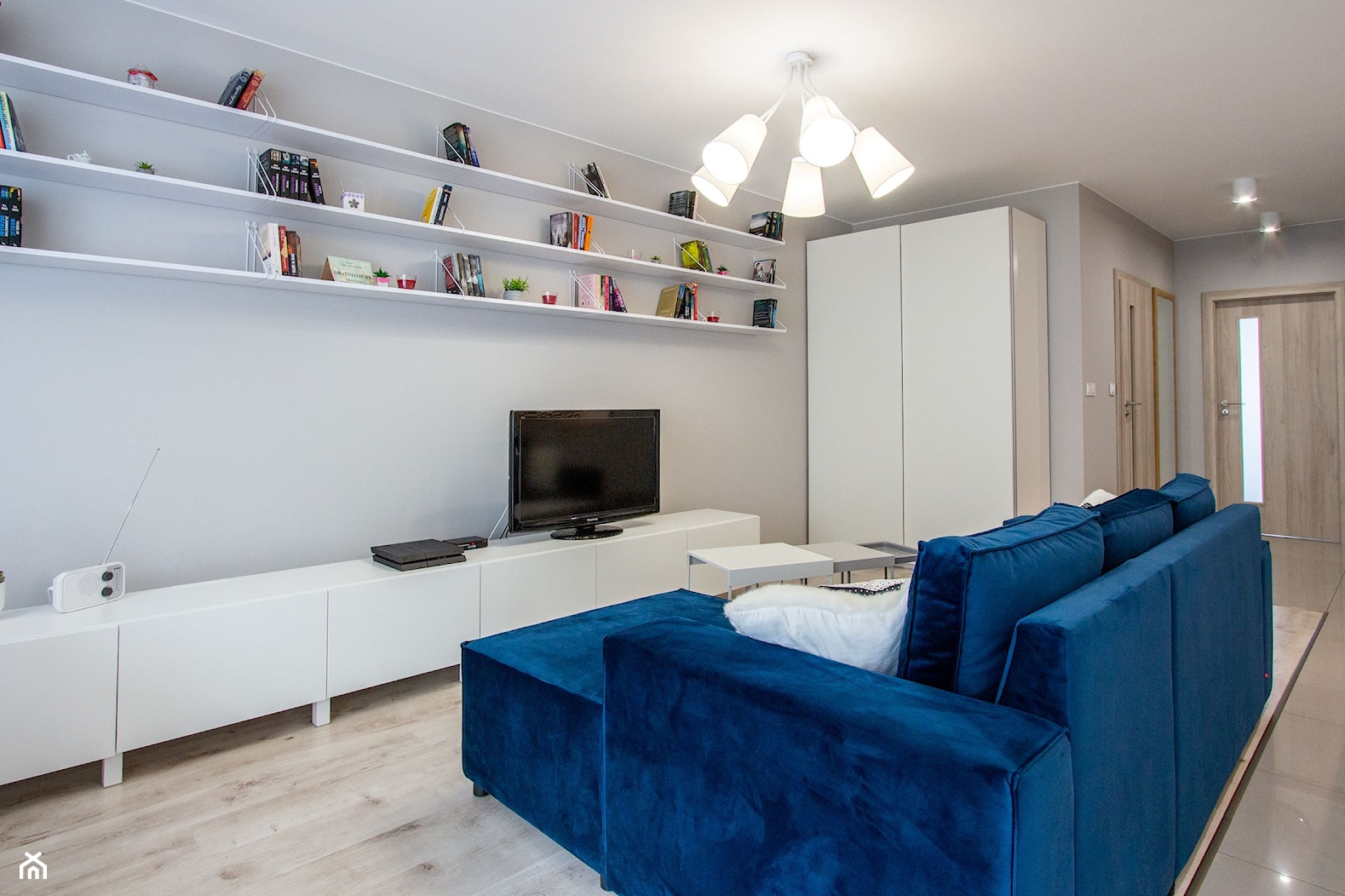 Mieszkanie Matejki - Realizacja - Salon, styl nowoczesny - zdjęcie od Klaudia Tworo Projektowanie Wnętrz - Homebook