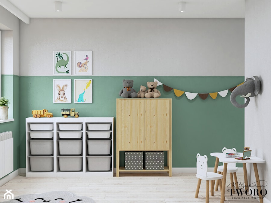 Okopowa - projekt mieszkania - Pokój dziecka, styl skandynawski - zdjęcie od Klaudia Tworo Projektowanie Wnętrz