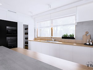 Dom Dęby Wolskie - Kuchnia, styl nowoczesny - zdjęcie od Klaudia Tworo Projektowanie Wnętrz