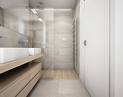 Z myślą o rodzinie - Mała bez okna łazienka, styl nowoczesny - zdjęcie od Pracownia Architektoniczna Małgorzaty Górskiej-Niwińskiej - Homebook