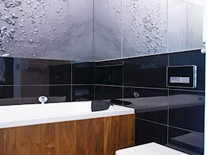 Czarno białe - Łazienka, styl nowoczesny - zdjęcie od Pracownia Architektoniczna Małgorzaty Górskiej-Niwińskiej