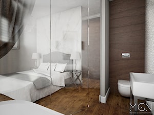 Hotelowy apartament - Sypialnia, styl tradycyjny - zdjęcie od Pracownia Architektoniczna Małgorzaty Górskiej-Niwińskiej