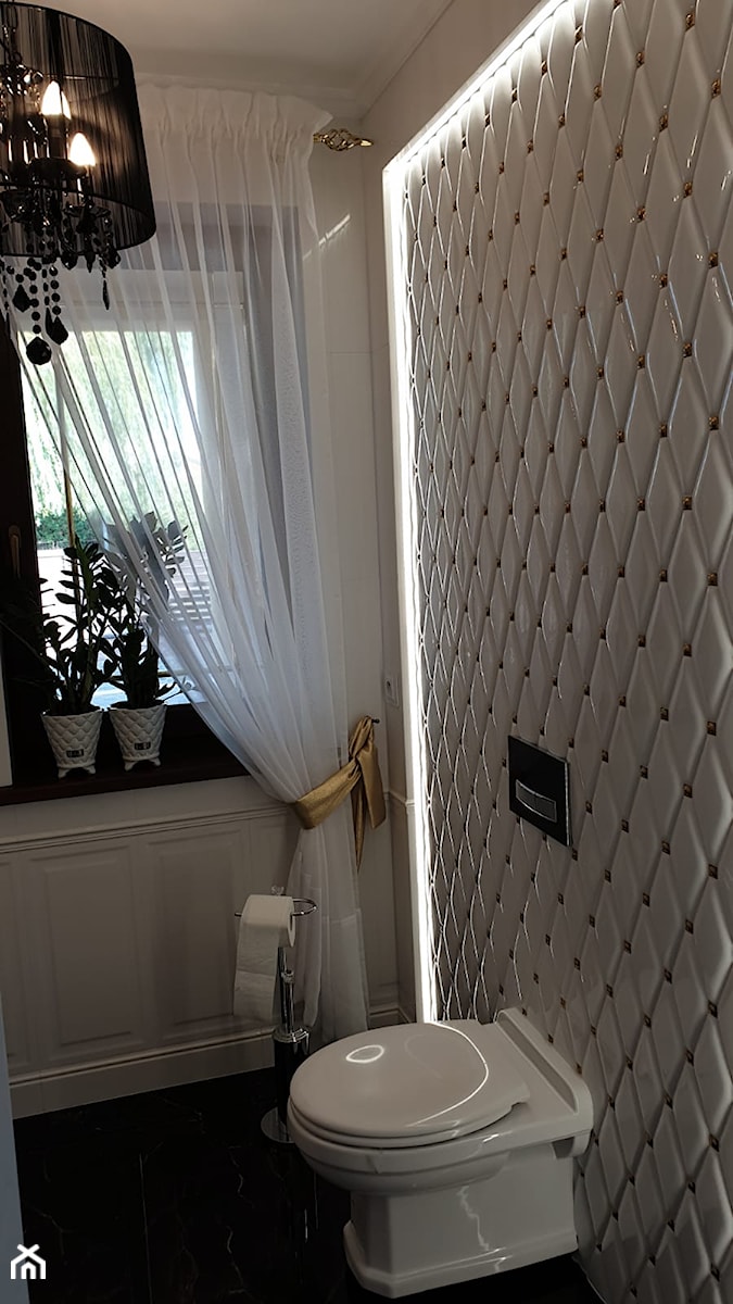 Dom w stylu glamour - Mała łazienka, styl glamour - zdjęcie od Koncept Beautiful Inside inż. Szymon Kamiński
