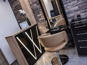 Elegancki salon fryzjerski - Wnętrza publiczne, styl nowoczesny - zdjęcie od Koncept Beautiful Inside inż. Szymon Kamiński