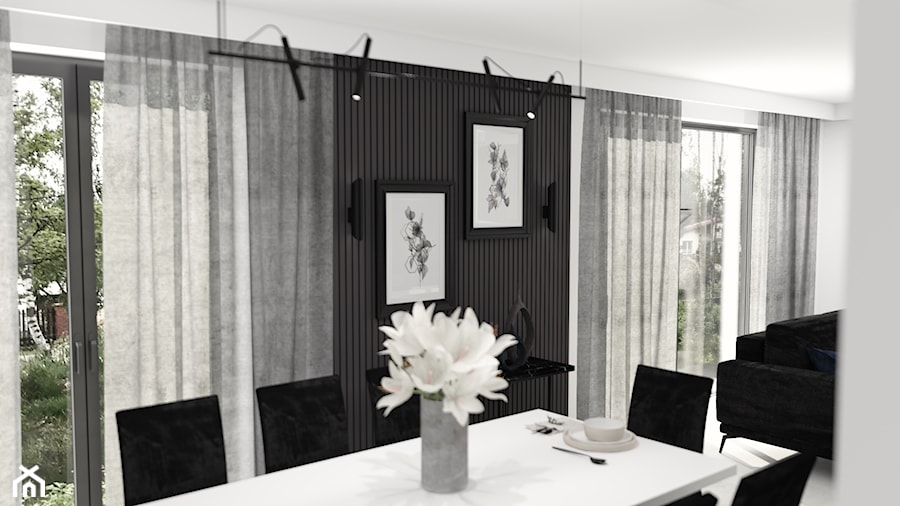 Kuchnia i salon w nowoczesnym wydaniu - zdjęcie od Koncept Beautiful Inside inż. Szymon Kamiński
