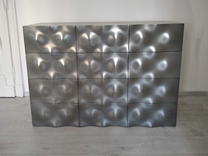 Fuchs Furniture. Metalowa komoda 12 szuflad. Niesamowity efekt 3d