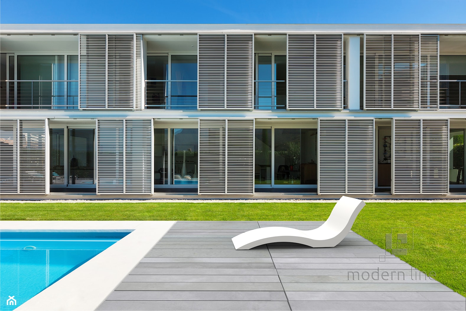 Szezlong Harmony - beton architektoniczny - zdjęcie od Modern Line - Homebook