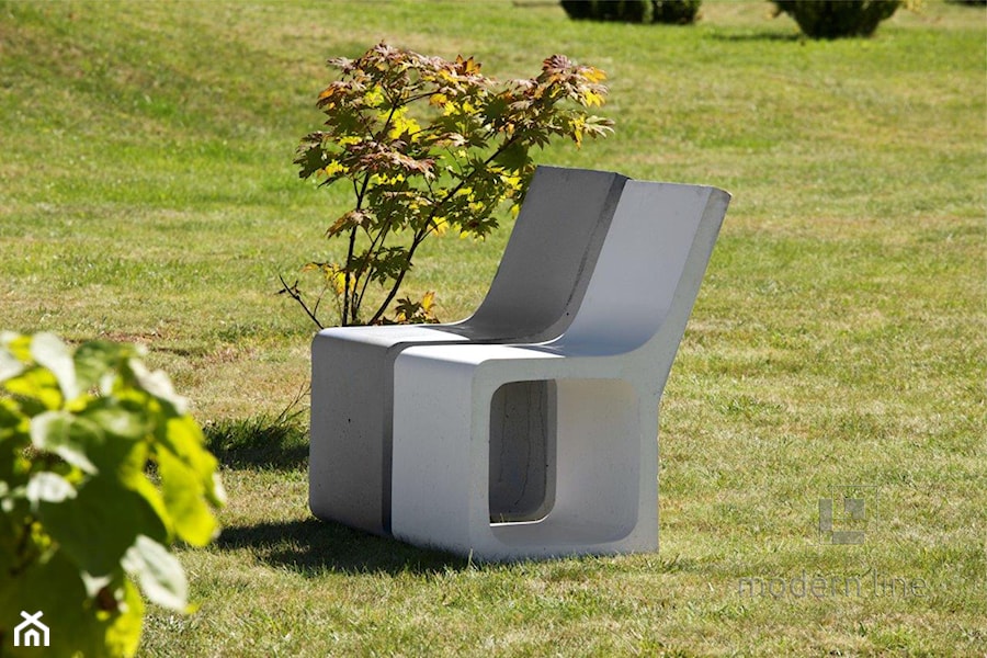 Betonowe meble w ogrodzie - Ogród, styl minimalistyczny - zdjęcie od Modern Line