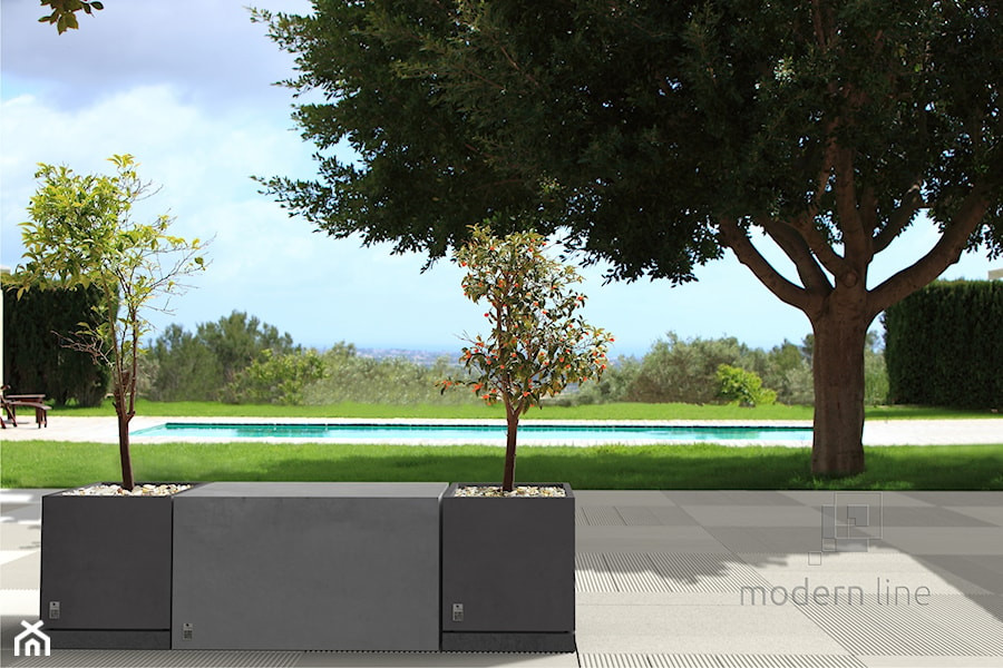 Donica Regular z podstawką - beton architektoniczny - zdjęcie od Modern Line