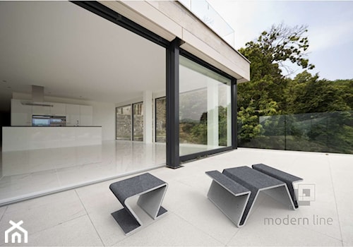 Kolekcja mebli Focus - beton architektoniczny i filc - zdjęcie od Modern Line