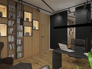 Wood Concept Dom w Domaniewie - Biuro, styl nowoczesny - zdjęcie od MyWay Design