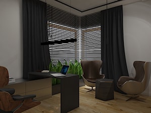 Wood Concept Dom w Domaniewie - Biuro, styl nowoczesny - zdjęcie od MyWay Design