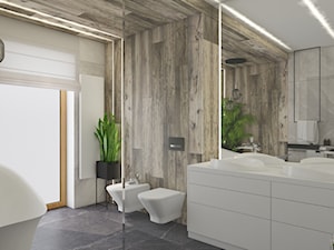 Wood Concept Dom w Domaniewie - Łazienka, styl nowoczesny - zdjęcie od MyWay Design