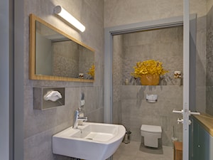 Toaleta w salonie fryzjerskim - zdjęcie od GPT-ARCHITEKCI Maja Ginelli, Joanna Pietz-Tokarska
