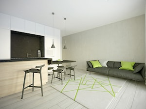 Salon z aneksem kuchennym 001 - zdjęcie od MC _Pracownia Architektoniczna