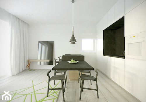 Salon z aneksem kuchennym 004 - zdjęcie od MC _Pracownia Architektoniczna