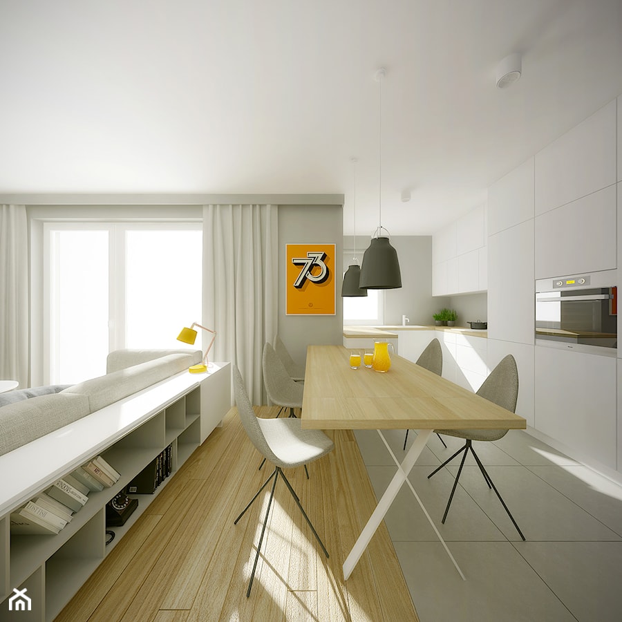Mieszkanie Staw Wróbla Gdańsk - Kuchnia, styl nowoczesny - zdjęcie od MC _Pracownia Architektoniczna