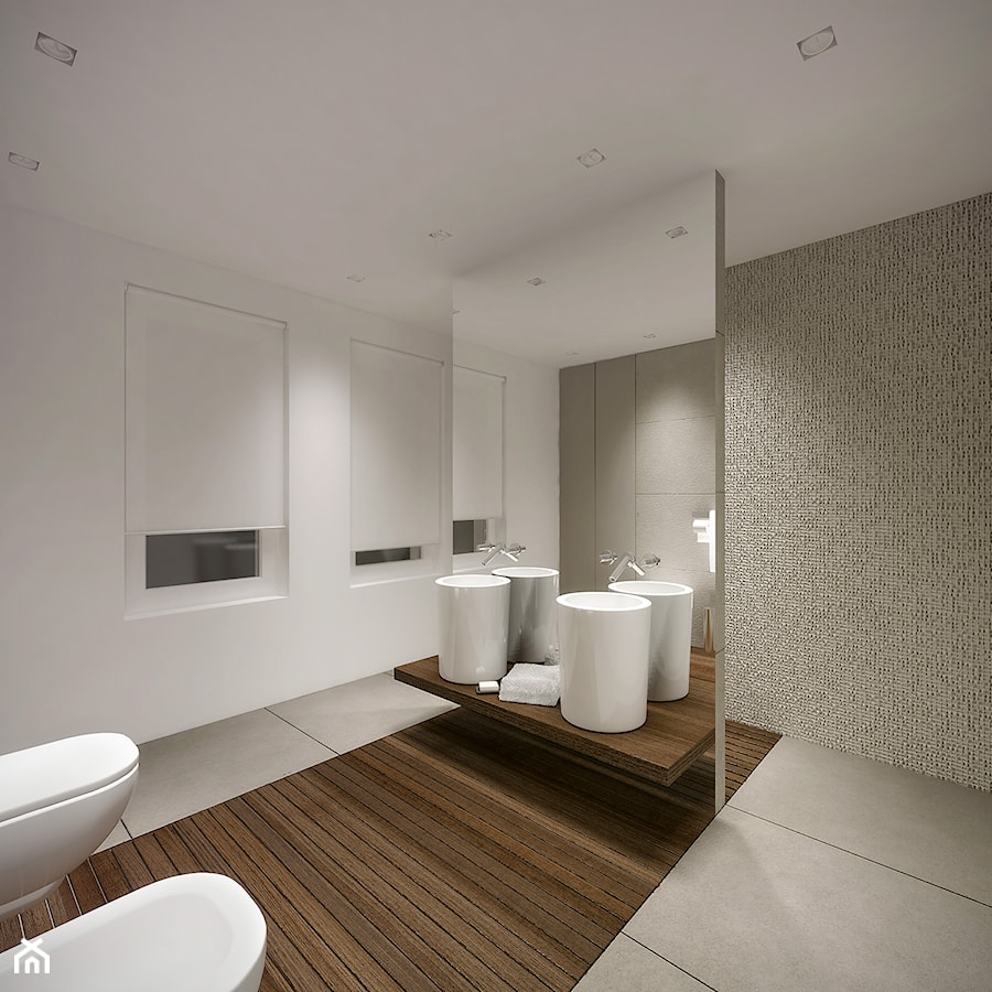 Łazienka w domu jednorodzinnym - zdjęcie od MC _Pracownia Architektoniczna