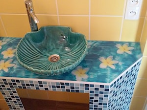 Panele szklane w łazience - Łazienka, styl nowoczesny - zdjęcie od magicandstyle.com