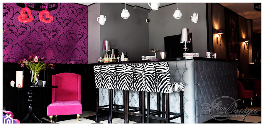Projekt Restauracji Cafe Meryk cz. II - Wnętrza publiczne, styl glamour - zdjęcie od And Interior Design