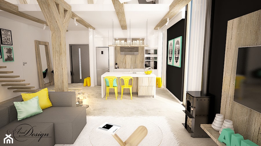 Wnętrze domu Jednorodzinnego - Kuchnia, styl skandynawski - zdjęcie od And Interior Design