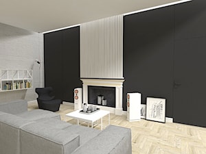 Mieszkanie w kamienicy - Salon, styl skandynawski - zdjęcie od emilia cieśla | design & interior design