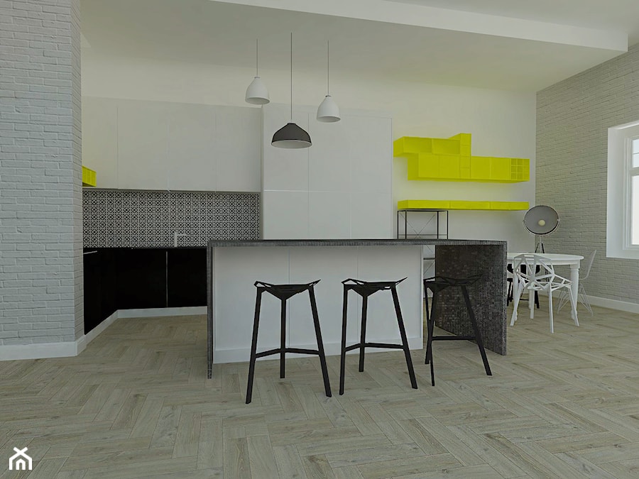 Mieszkanie w kamienicy - Kuchnia, styl skandynawski - zdjęcie od emilia cieśla | design & interior design