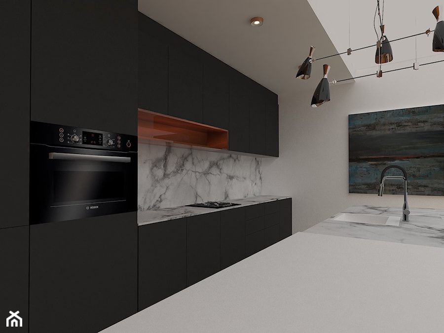 Apartament - Kuchnia, styl nowoczesny - zdjęcie od emilia cieśla | design & interior design