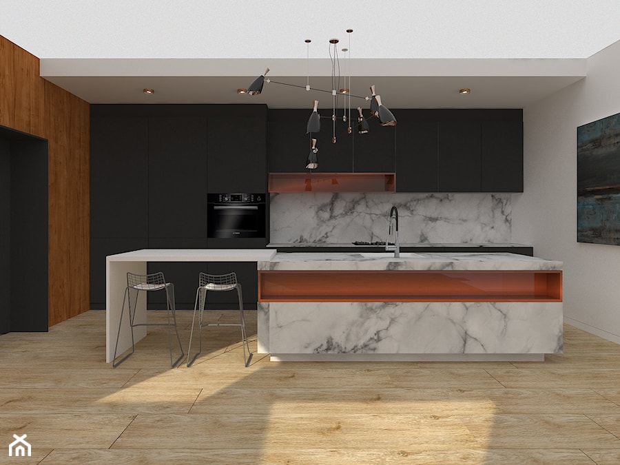 Apartament - Kuchnia, styl nowoczesny - zdjęcie od emilia cieśla | design & interior design