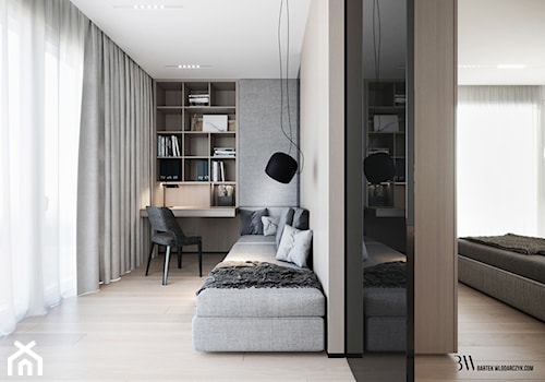Apartament Zawady - Biuro, styl nowoczesny - zdjęcie od Bartek Włodarczyk Architekt