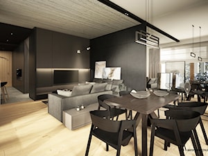 Apartament Ochota - Salon, styl nowoczesny - zdjęcie od Bartek Włodarczyk Architekt