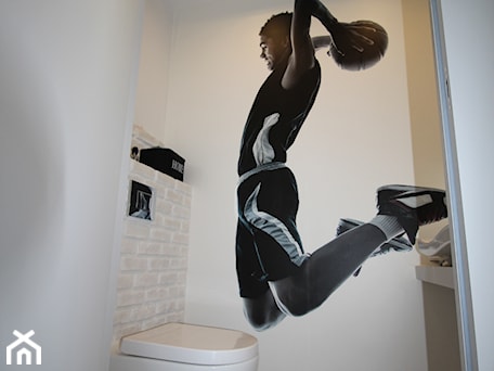 Aranżacje wnętrz - Łazienka: I LOVE BASKETBALL - Łazienka - LOFT ART Izabela Balbus. Przeglądaj, dodawaj i zapisuj najlepsze zdjęcia, pomysły i inspiracje designerskie. W bazie mamy już prawie milion fotografii!