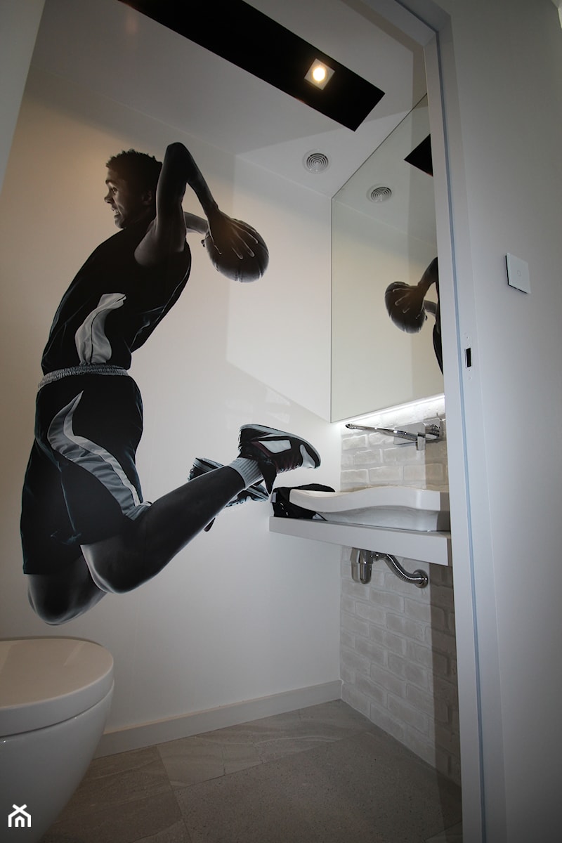 I LOVE BASKETBALL - Łazienka - zdjęcie od LOFT ART Izabela Balbus