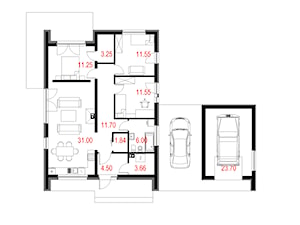 Projekty domów - House 14 - zdjęcie od Majchrzak Pracownia Projektowa