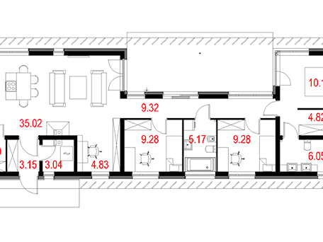 Aranżacje wnętrz - Domy: Projekty domów - House 15 - Majchrzak Pracownia Projektowa. Przeglądaj, dodawaj i zapisuj najlepsze zdjęcia, pomysły i inspiracje designerskie. W bazie mamy już prawie milion fotografii!