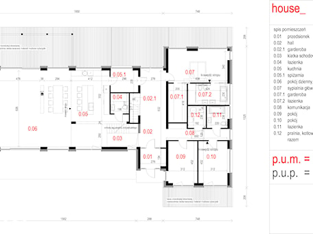 Aranżacje wnętrz - Domy: Projekt domu House x15 - Majchrzak Pracownia Projektowa. Przeglądaj, dodawaj i zapisuj najlepsze zdjęcia, pomysły i inspiracje designerskie. W bazie mamy już prawie milion fotografii!