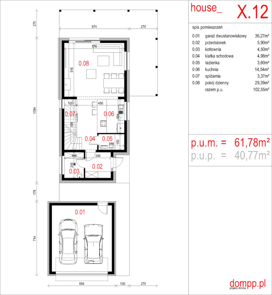 Projekty domów - House x12 - zdjęcie od Majchrzak Pracownia Projektowa - Homebook