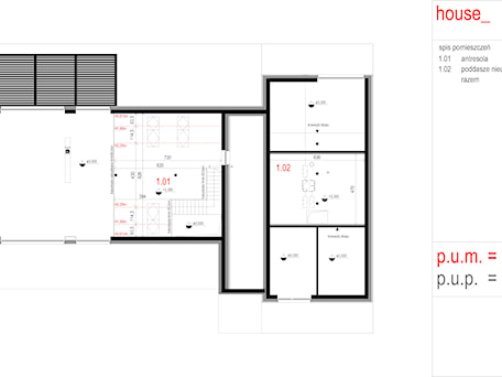 Aranżacje wnętrz - Domy: Projekt domu House x15 - Majchrzak Pracownia Projektowa. Przeglądaj, dodawaj i zapisuj najlepsze zdjęcia, pomysły i inspiracje designerskie. W bazie mamy już prawie milion fotografii!