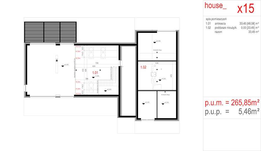 Projekt domu House x15 - zdjęcie od Majchrzak Pracownia Projektowa