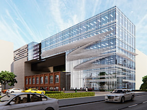 Budynek biurowy, Wrocław - koncepcja - zdjęcie od Majchrzak Pracownia Projektowa