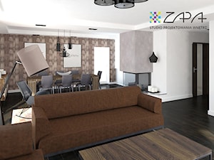 salon i jadalnia - zdjęcie od ZAPA Studio Projektowe