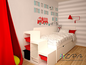 Pokój Antka 12 m2, Wrocław - Pokój dziecka - zdjęcie od ZAPA Studio Projektowe