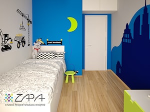 Pokój Bartusia 12 m2, ul. Przyjaźni, Wrocław - Pokój dziecka - zdjęcie od ZAPA Studio Projektowe