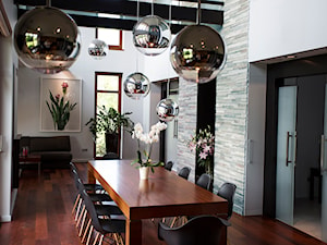 STARE BABICE - Średnia szara jadalnia w salonie, styl nowoczesny - zdjęcie od Hekkelstrand