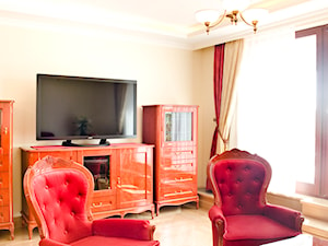 Luksusowy Apartament Warszawa - Salon, styl tradycyjny - zdjęcie od Zadora Meble