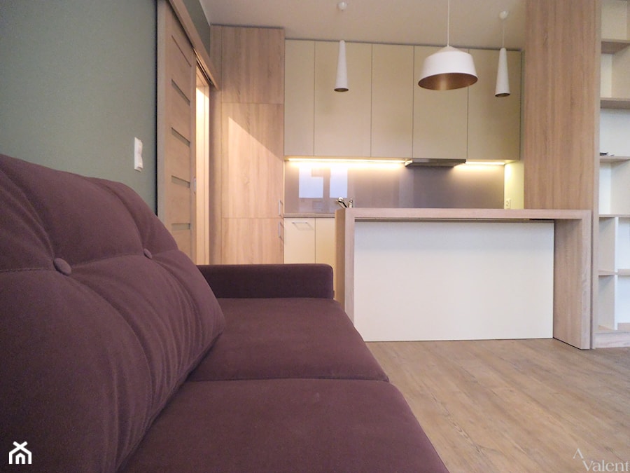 Realizacja wykończenia mieszkania w Krakowie - Salon, styl nowoczesny - zdjęcie od Aranżacja | Wnętrza | Projekty | Wykończenia domów i mieszkań