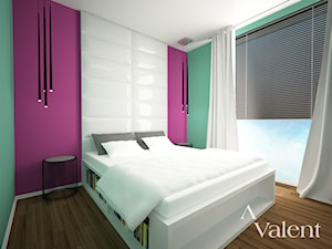 Sypialnia w stylu nowoczesnym - zdjęcie od Aranżacja | Wnętrza | Projekty | Wykończenia domów i mieszkań