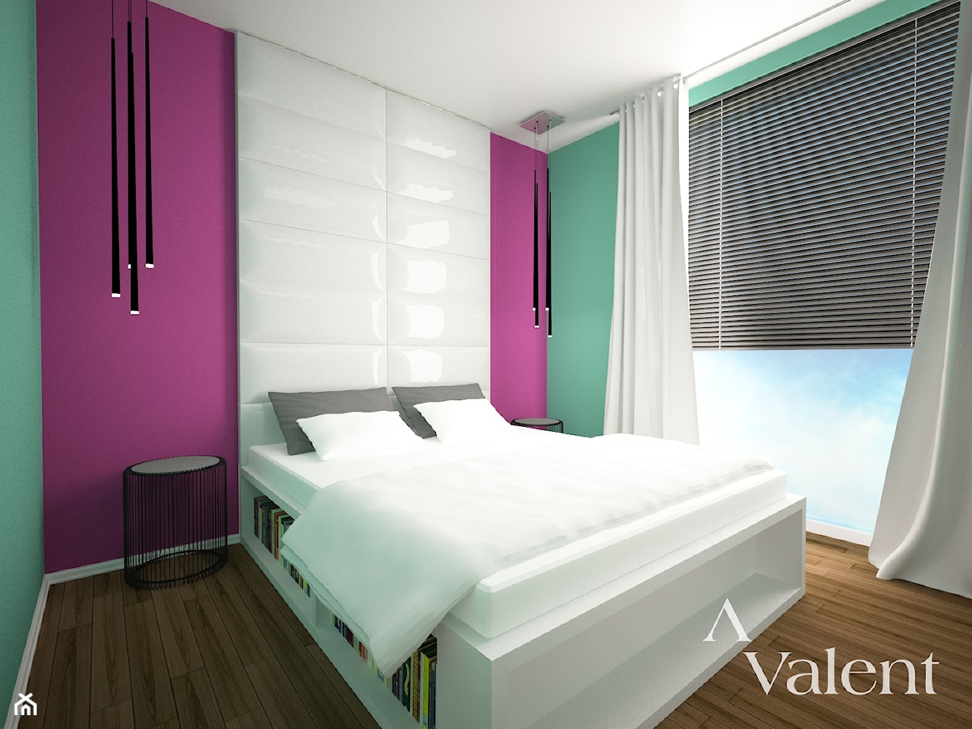 Sypialnia w stylu nowoczesnym - zdjęcie od Aranżacja | Wnętrza | Projekty | Wykończenia domów i mieszkań - Homebook