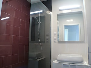 Łazienka z prysznicem bezbrodzikowo - zdjęcie od Aranżacja | Wnętrza | Projekty | Wykończenia domów i mieszkań