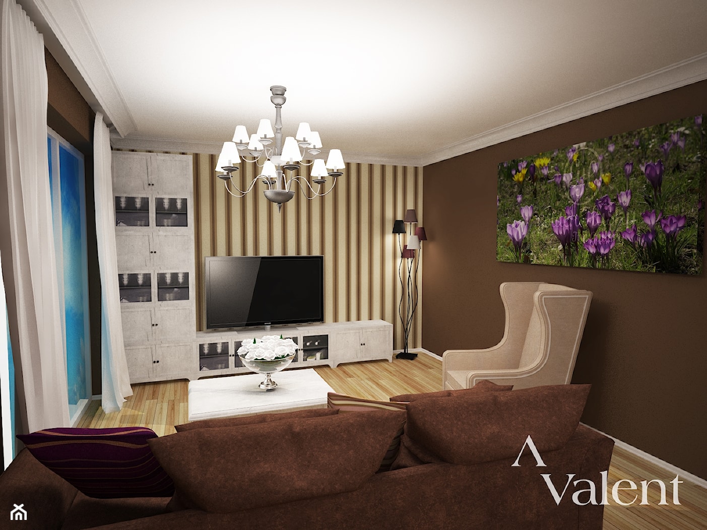 Salon w stylu klasycznym - zdjęcie od Aranżacja | Wnętrza | Projekty | Wykończenia domów i mieszkań - Homebook